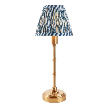Endon 114796 - LED Zatemnitvena polnilna namizna svetilka BURLEY LED/1,5W/5V medenina/modra