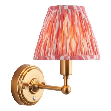 Endon 114817 - LED Zatemnitvena polnilna stenska svetilka BURLEY LED/1,5W/5V medenina/roza