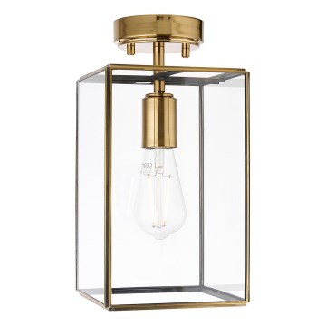 Endon 119143 - Pritrjen stropni lestenec HAMMOND 1xE27/10W/230V medenina