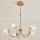 Endon 119210 - Lestenec na drogu HAGUE 5xG9/5W/230V medenina