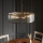 Endon 119455 - Lestenec na verigi RIDGETON 8xE14/7W/230V mesing