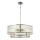 Endon 119456 - Lestenec na verigi RIDGETON 8xE14/7W/230V matiran krom