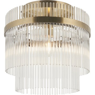 Endon 119492 - Stropni lestenec MARIETTA 1xE27/10W/230V medenina/prozorno steklo