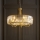 Endon 119610 - Lestenec na verigi VISCONTI 5xE14/6W/230V medenina