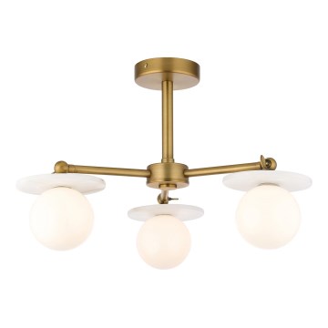 Endon 120036 - Stropni lestenec na drogu CERCHIO 3xG9/5W/230V medenina