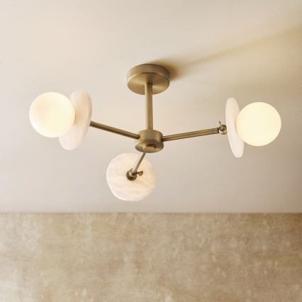 Endon 120036 - Stropni lestenec na drogu CERCHIO 3xG9/5W/230V medenina