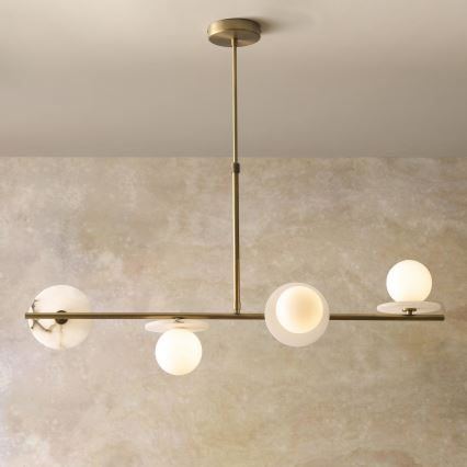 Endon 120038 - Lestenec na drogu CERCHIO 4xG9/5W/230V medenina