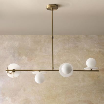 Endon 120038 - Lestenec na drogu CERCHIO 4xG9/5W/230V medenina