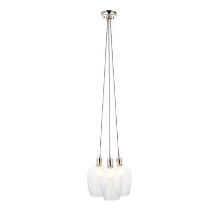 Endon 120644 - Lestenec na vrvici 3xE27/10W/230V sijajni krom