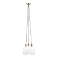 Endon 120648 - Lestenec na kablu 3xE27/10W/230V medenina