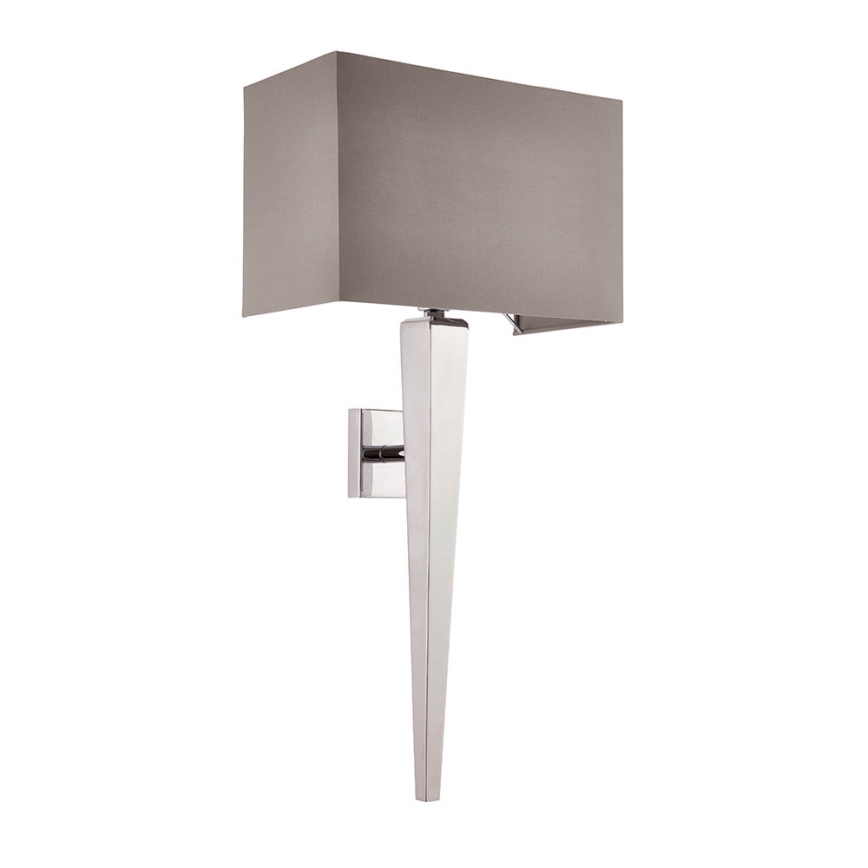 Endon 56706 - Stensko svetilo MORETO 1xE14/7W/230V sijajni krom/siva