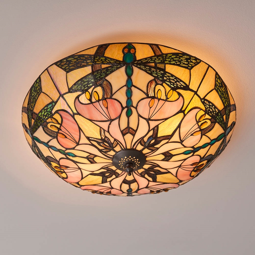 Endon 63922 - Stropna svetilka ASHTON 2xE27/60W/230V pr. 45 cm