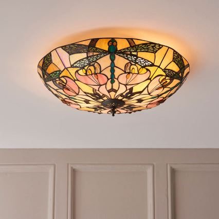Endon 63922 - Stropna svetilka ASHTON 2xE27/60W/230V pr. 45 cm