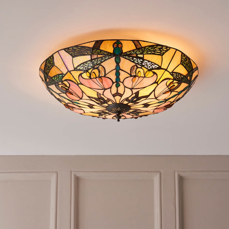 Endon 63922 - Stropna svetilka ASHTON 2xE27/60W/230V pr. 45 cm