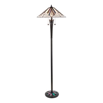 Endon 63934 - Elegantna talna svetilka Tiffany ASTORIA, 2xE27/60W/230V, premer 48 cm