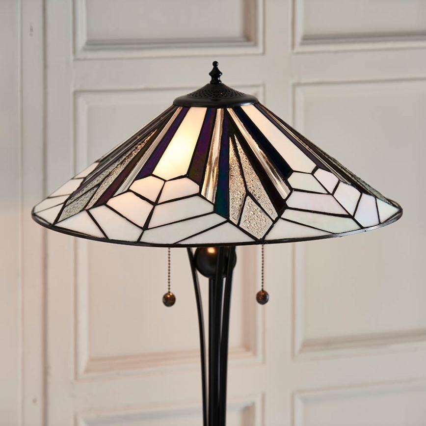 Endon 63934 - Elegantna talna svetilka Tiffany ASTORIA, 2xE27/60W/230V, premer 48 cm