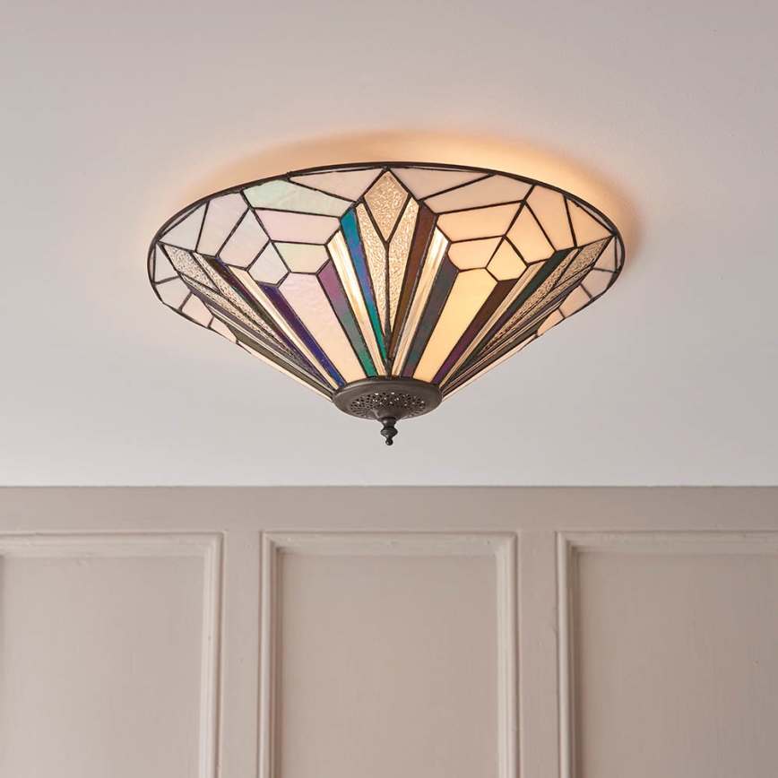 Endon 63935 - Stropna svetilka ASTORIA 2xE27/60W/230V pr. 48 cm