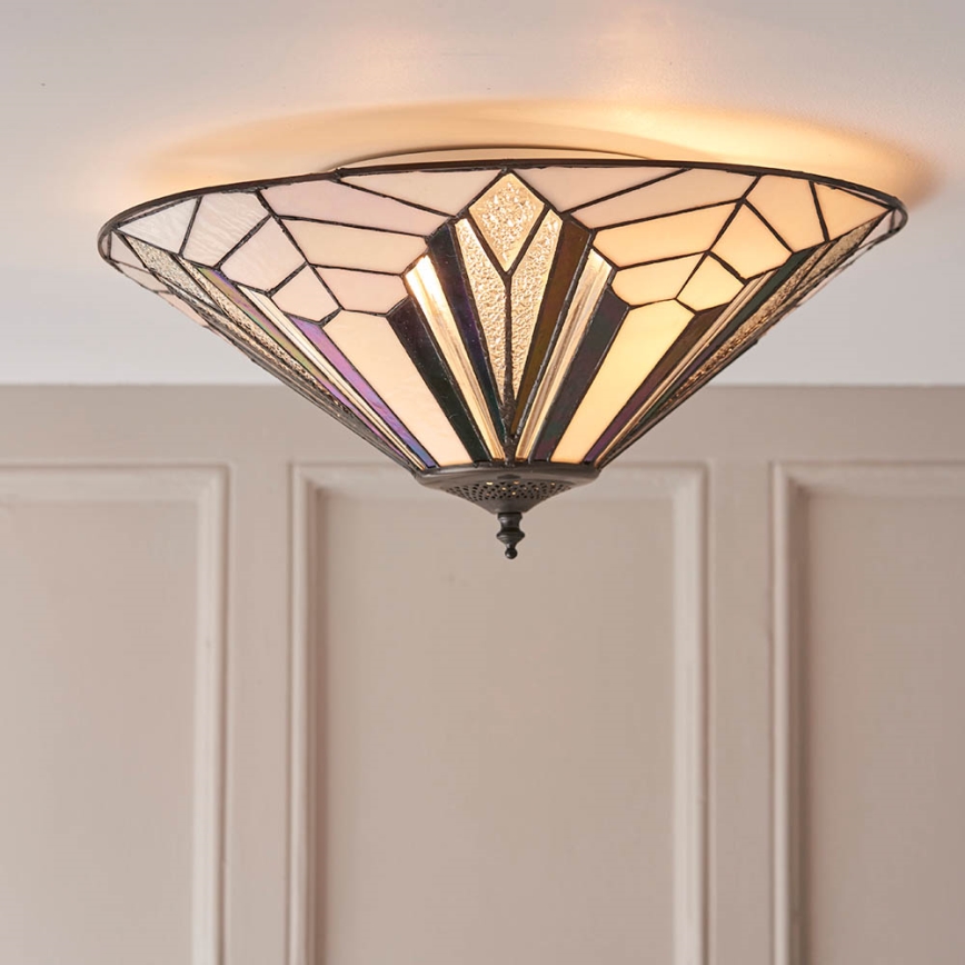 Endon 63935 - Stropna svetilka ASTORIA 2xE27/60W/230V pr. 48 cm