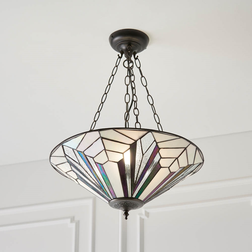 Endon 63936 - Lestenec na verigi ASTORIA 3xE27/60W/230V pr. 48 cm