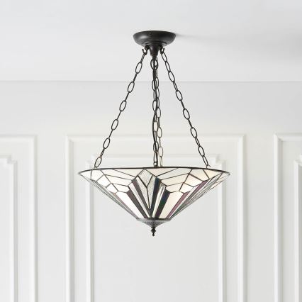 Endon 63936 - Lestenec na verigi ASTORIA 3xE27/60W/230V pr. 48 cm