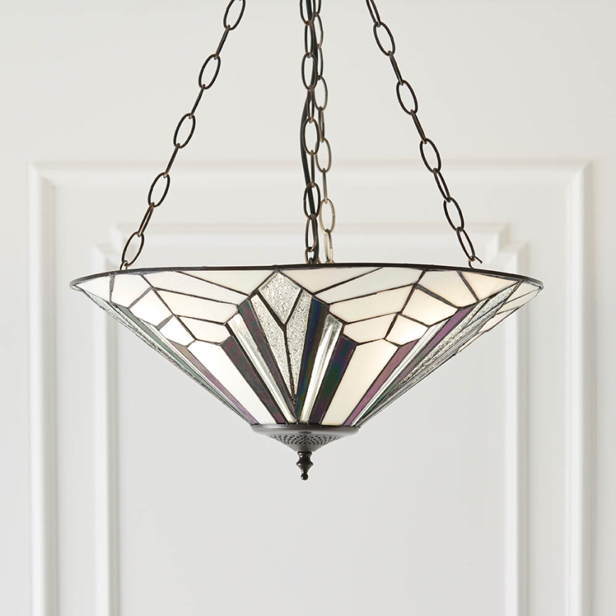 Endon 63936 - Lestenec na verigi ASTORIA 3xE27/60W/230V pr. 48 cm