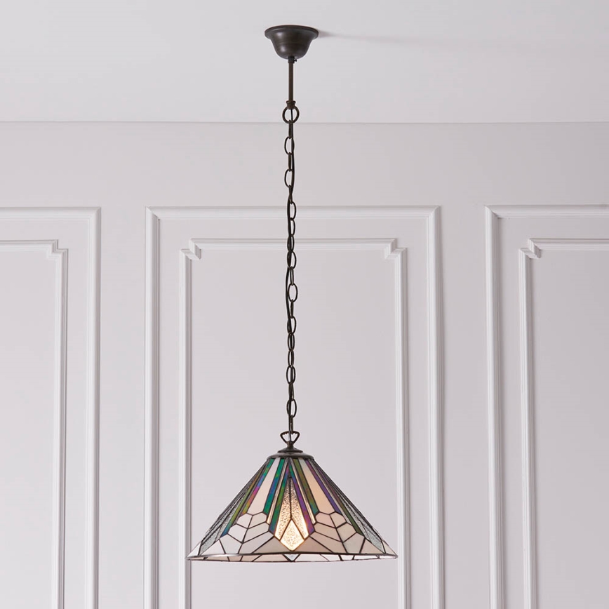 Endon 63937 - Lestenec na verigi ASTORIA 1xE27/60W/230V pr. 40 cm