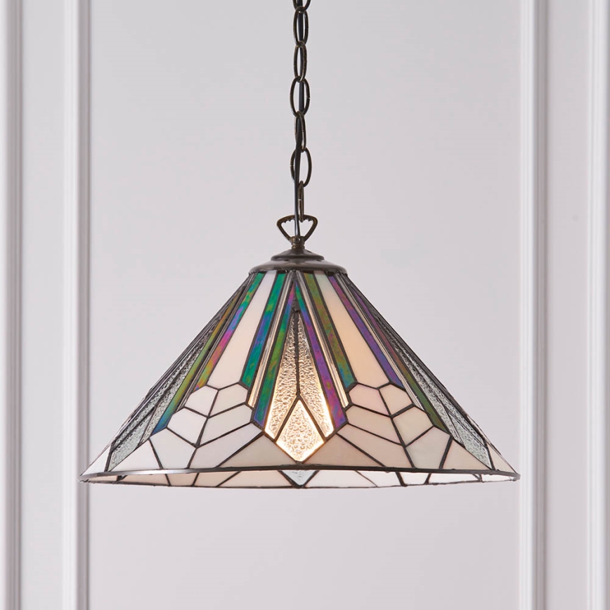 Endon 63937 - Lestenec na verigi ASTORIA 1xE27/60W/230V pr. 40 cm