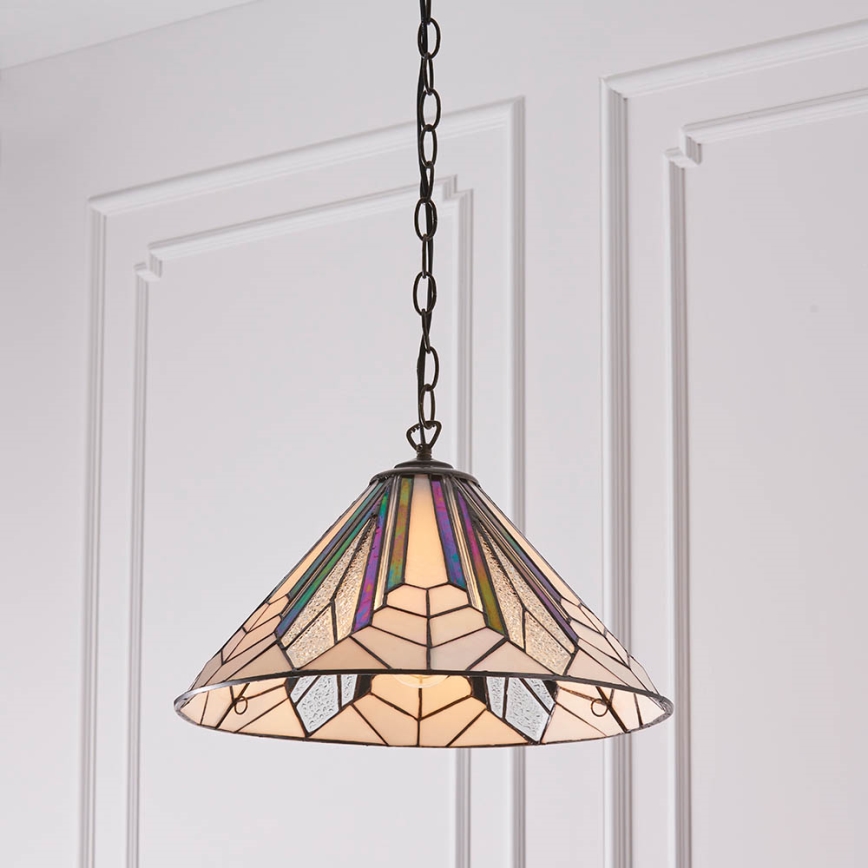 Endon 63937 - Lestenec na verigi ASTORIA 1xE27/60W/230V pr. 40 cm