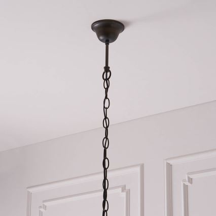 Endon 63937 - Lestenec na verigi ASTORIA 1xE27/60W/230V pr. 40 cm