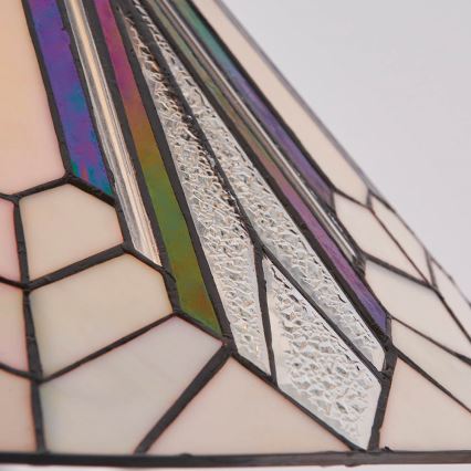 Endon 63937 - Lestenec na verigi Tiffany ASTORIA 1xE27/60W/230V premer 40 cm