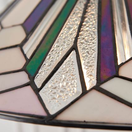 Endon 63938 - Lestenec na verigi Tiffany ASTORIA 1xE27/60W/230V premer 48 cm