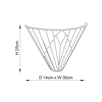 Endon 63940 - Stenska svetilka ASTORIA 1xE14/40W/230V