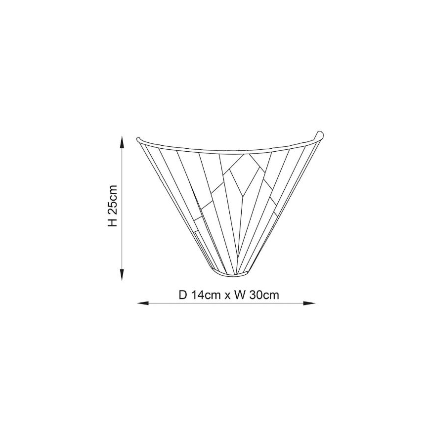 Endon 63940 - Stenska svetilka ASTORIA 1xE14/40W/230V