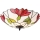 Endon 63960 - Stropna svetilka BOTANICA 2xE27/60W/230V premer 45 cm