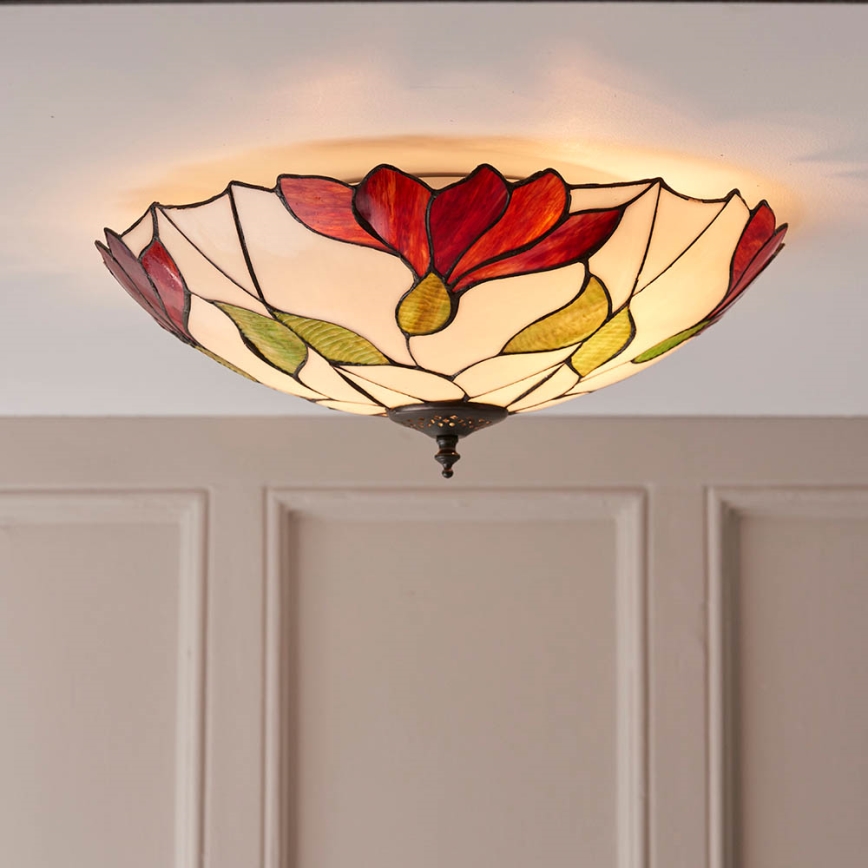 Endon 63960 - Stropna svetilka BOTANICA 2xE27/60W/230V premer 45 cm