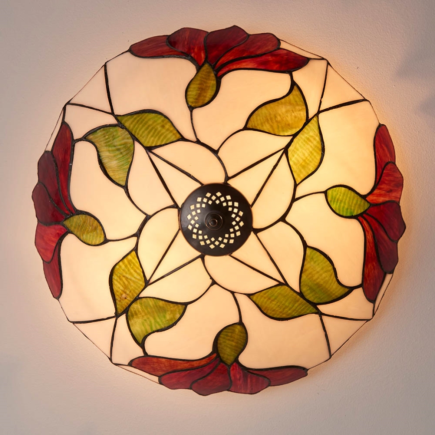 Endon 63960 - Stropna svetilka BOTANICA 2xE27/60W/230V premer 45 cm