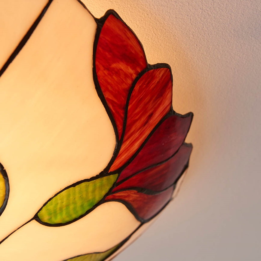 Endon 63960 - Stropna svetilka Tiffany BOTANICA 2xE27/60W/230V premer 45 cm