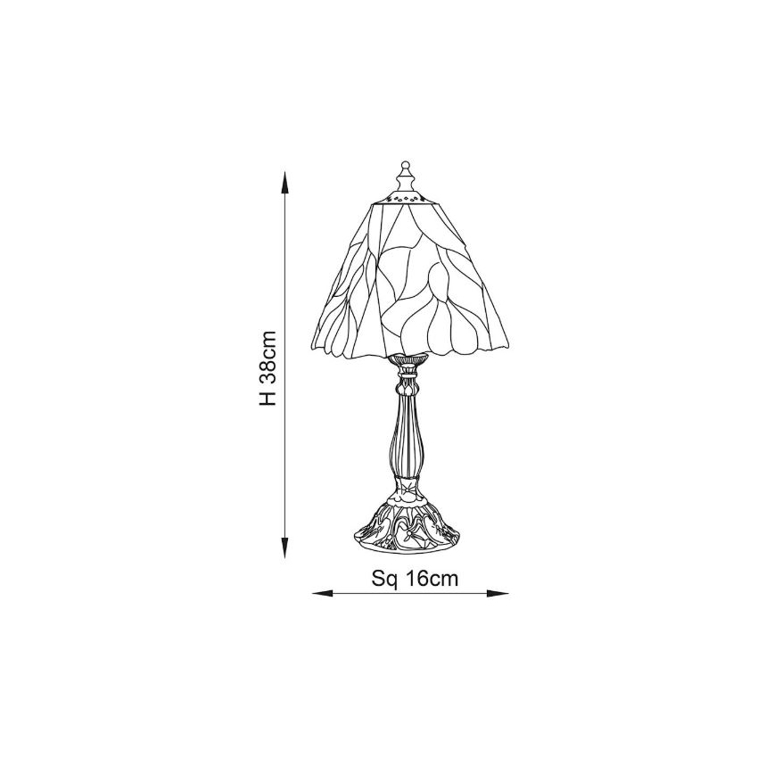 Endon 63963 - Namizna svetilka BOTANICA 1xE14/40W/230V pr. 16 cm