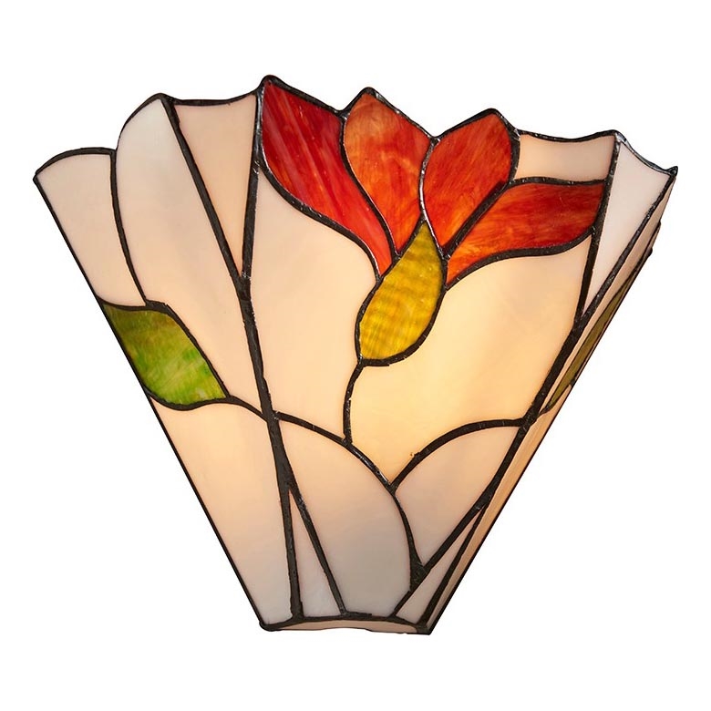 Endon 63964 - Stensko svetilo Tiffany BOTANICA 1xE14/40W/230V