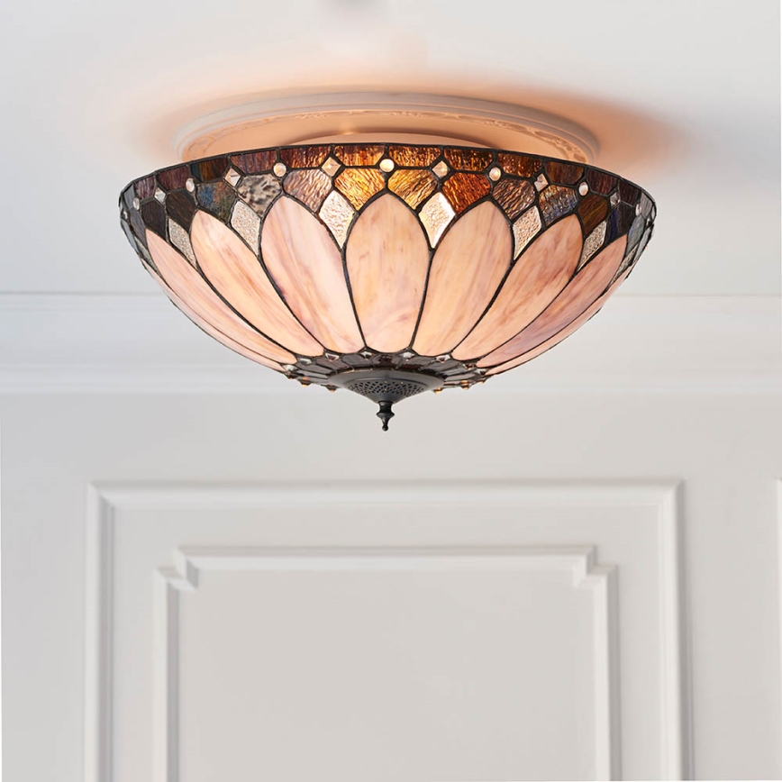 Endon 63973 - Stropna svetilka BROOKLYN 2xE14/60W/230V pr. 50 cm