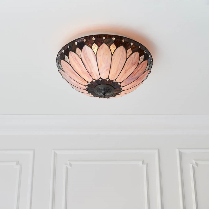 Endon 63973 - Stropna svetilka BROOKLYN 2xE14/60W/230V pr. 50 cm
