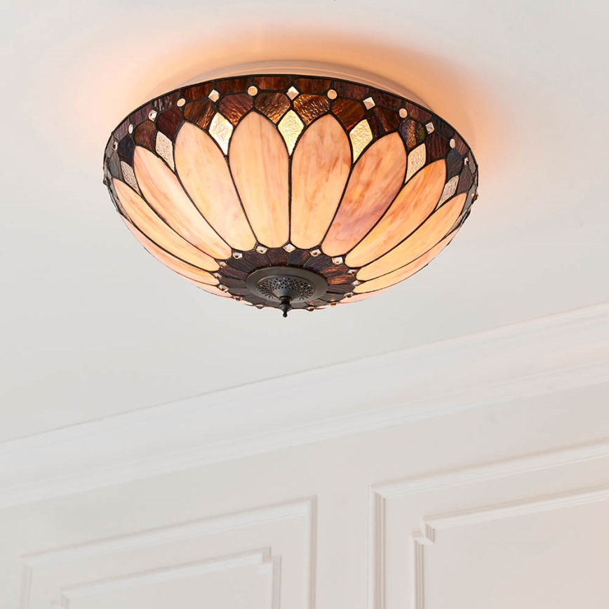Endon 63973 - Stropna svetilka BROOKLYN 2xE14/60W/230V pr. 50 cm