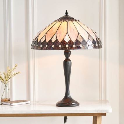 Endon 63982 - Namizna svetilka BROOKLYN 1xE27/60W/230V, premer 40 cm