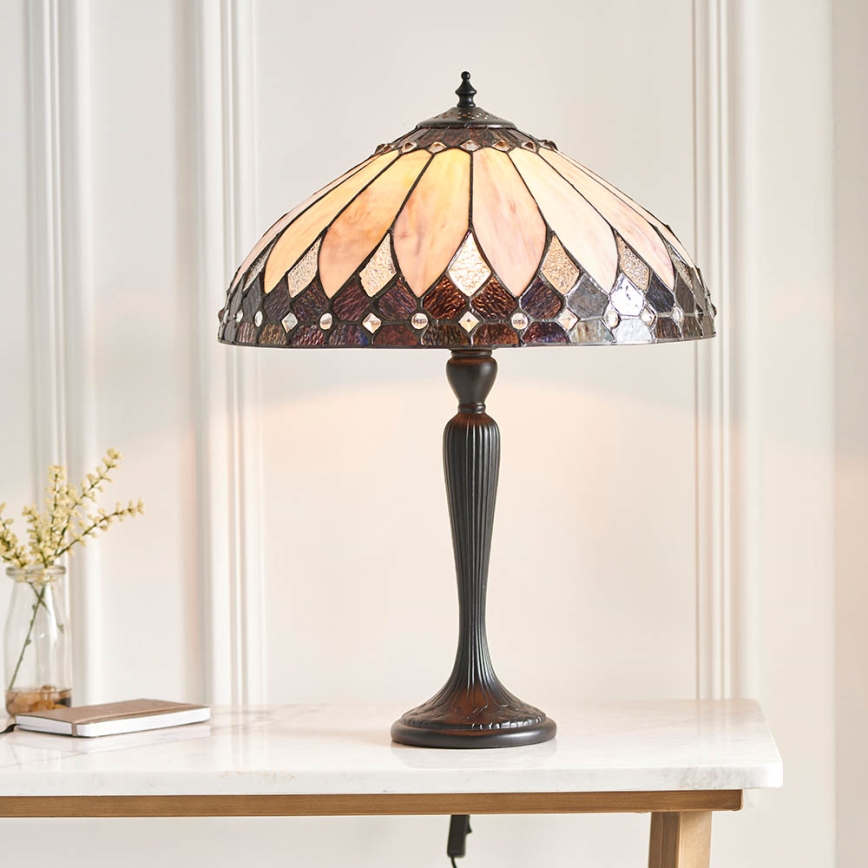 Endon 63982 - Namizna svetilka BROOKLYN 1xE27/60W/230V, premer 40 cm