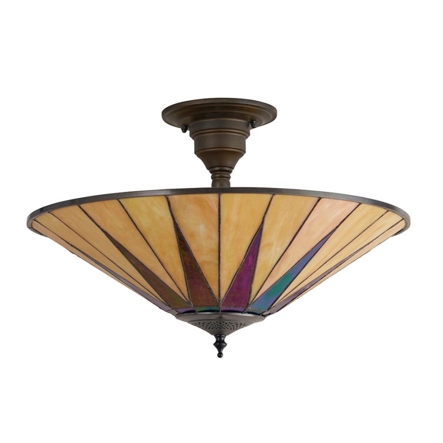 Endon 64043 - Nadgradni lestenec DARK STAR 3xE27/60W/230V pr. 49 cm