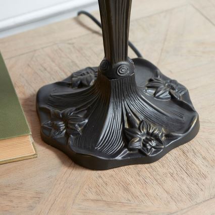 Endon 64085 - Namizna svetilka Tiffany DRAGONFLY 2xE27/60W/230V premer 41 cm