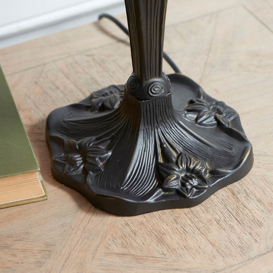 Endon 64085 - Namizna svetilka Tiffany DRAGONFLY 2xE27/60W/230V premer 41 cm