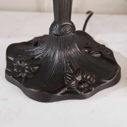 Endon 64086 - Namizna svetilka Tiffany DRAGONFLY 2xE27/60W/230V premer 30 cm