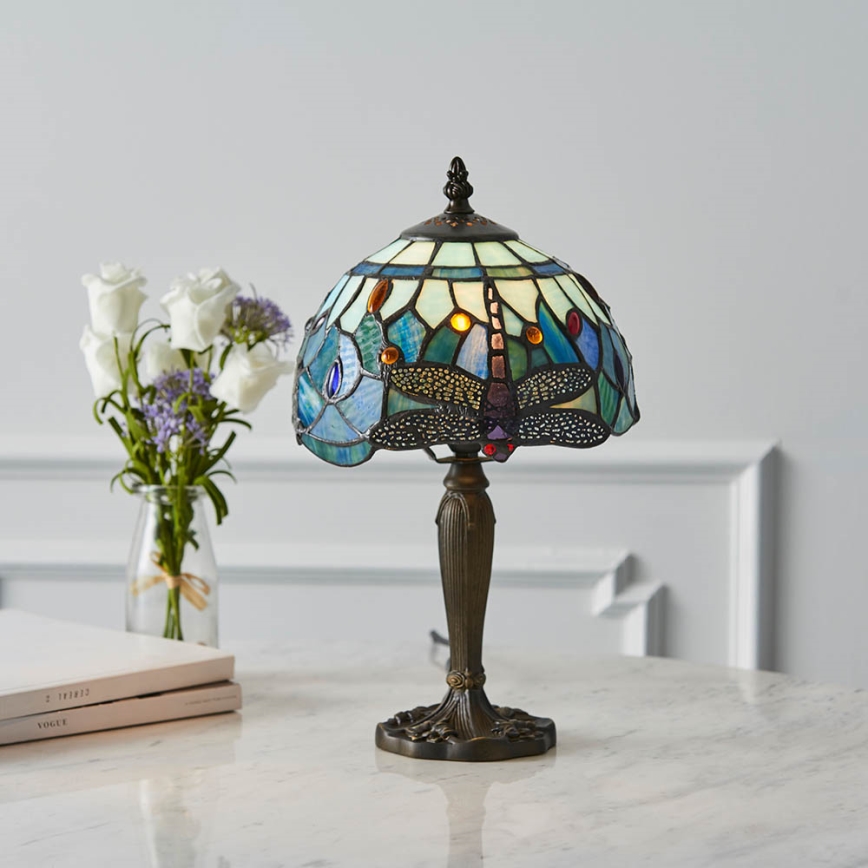 Endon 64088 - Namizna svetilka KAČJI PASTIR 1xE14/40W/230V pr. 20 cm