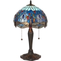 Endon 64090 - Namizna svetilka DRAGONFLY 2xE27/60W/230V, premer 30 cm